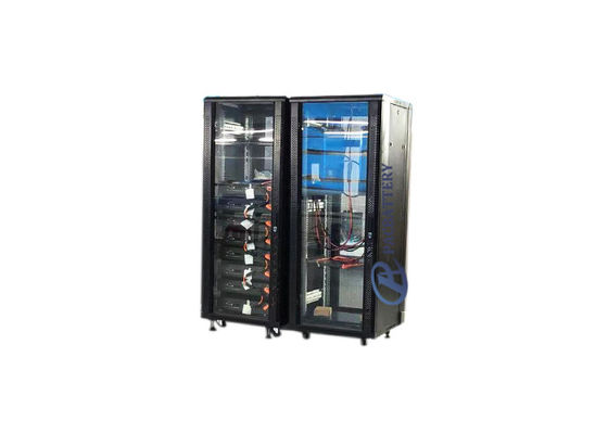 96V 500Ah 48kWh ตู้เก็บแบตเตอรี่ลิเธียม LiFePO4 แรงดันสูงสำหรับ Solar ESS