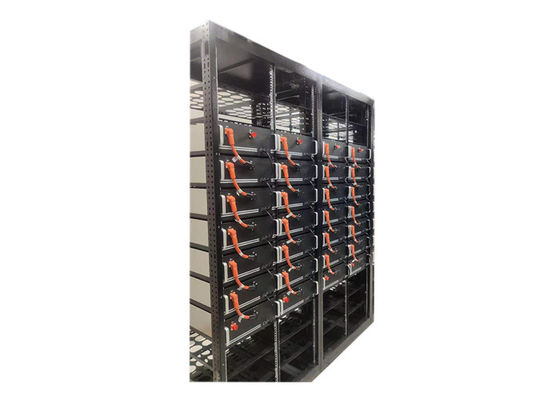 512V 100Ah 51kWh ระบบแบตเตอรี่ลิเธียมแรงดันสูงสำหรับโรงงานและโรงพยาบาล ESS
