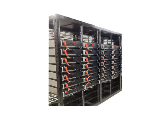 672V 40Ah 27kWh แบตเตอรี่ลิเธียม UPS แรงดันสูงแบบติดตั้งบนแร็คสำหรับศูนย์ข้อมูล